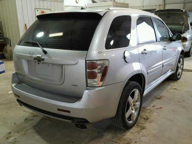 2CNDL037396252195 - 2009 CHEVROLET EQUINOX SP SILVER photo 4