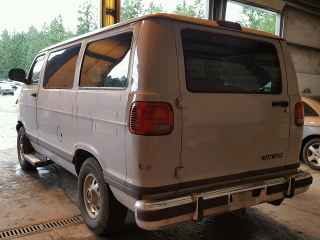 2B4HB15Y1XK551934 - 1999 DODGE RAM WAGON GRAY photo 3