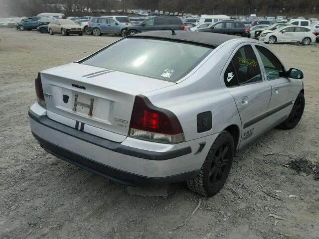 YV1RS58D512035848 - 2001 VOLVO S60 2.4T SILVER photo 4