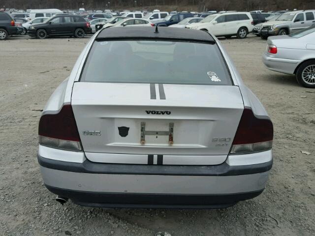 YV1RS58D512035848 - 2001 VOLVO S60 2.4T SILVER photo 9