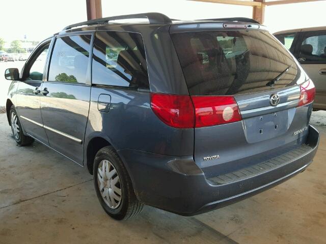 5TDZK23CX7S006219 - 2007 TOYOTA SIENNA CE GRAY photo 3