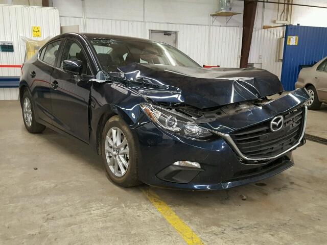 JM1BM1V78E1211537 - 2014 MAZDA 3 TOURING BLUE photo 1