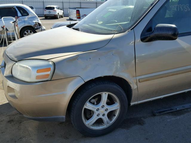 1GNDV23L45D161687 - 2005 CHEVROLET UPLANDER L 金色 照片 9
