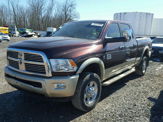 3C63D3FL6CG146477 - 2012 DODGE RAM 3500 L MAROON photo 2