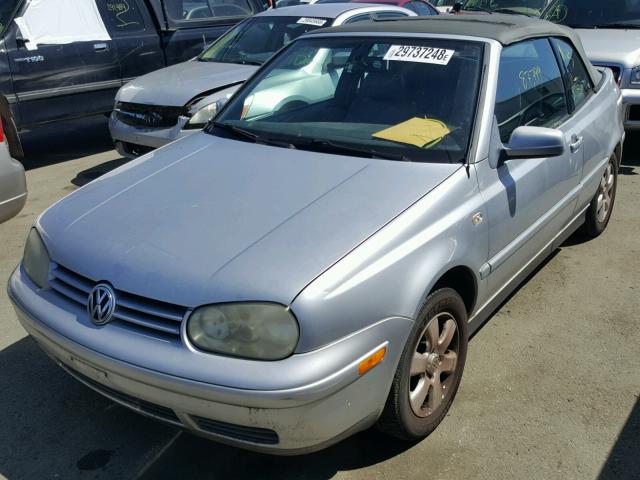 3VWDC21V42M803549 - 2002 VOLKSWAGEN CABRIO GLX SILVER photo 2