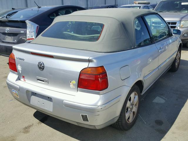 3VWDC21V42M803549 - 2002 VOLKSWAGEN CABRIO GLX SILVER photo 4