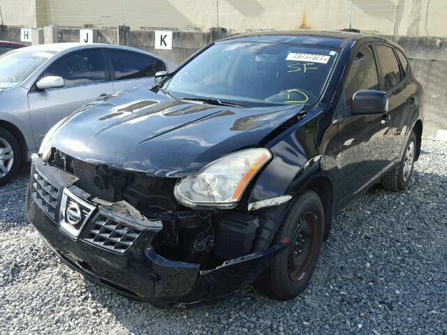 JN8AS58V38W123977 - 2008 NISSAN ROGUE S BLACK photo 2