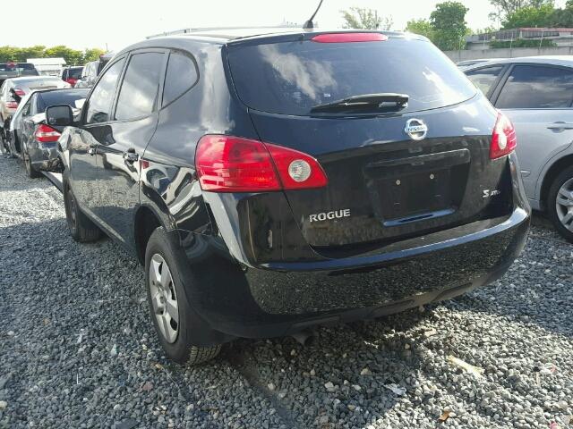 JN8AS58V38W123977 - 2008 NISSAN ROGUE S BLACK photo 3