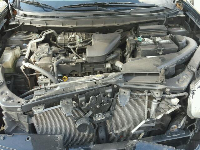 JN8AS58V38W123977 - 2008 NISSAN ROGUE S BLACK photo 7