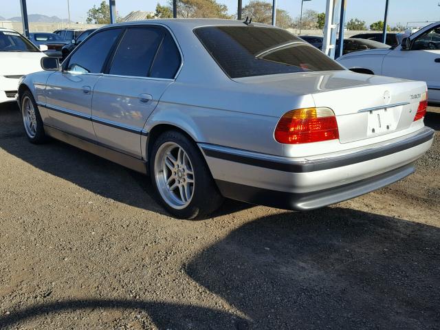 WBAGG8346YDN78807 - 2000 BMW 740 I AUTO SILVER photo 3