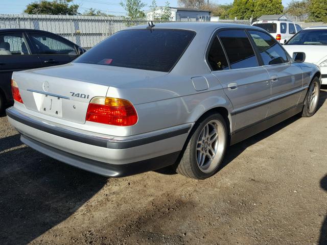 WBAGG8346YDN78807 - 2000 BMW 740 I AUTO SILVER photo 4