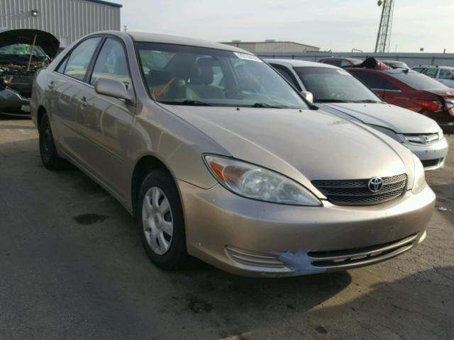 4T1BE32K83U748384 - 2003 TOYOTA CAMRY LE GOLD photo 1