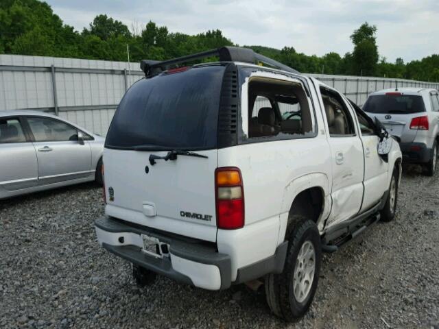 3GNFK16Z93G257763 - 2003 CHEVROLET SUBURBAN K WHITE photo 4