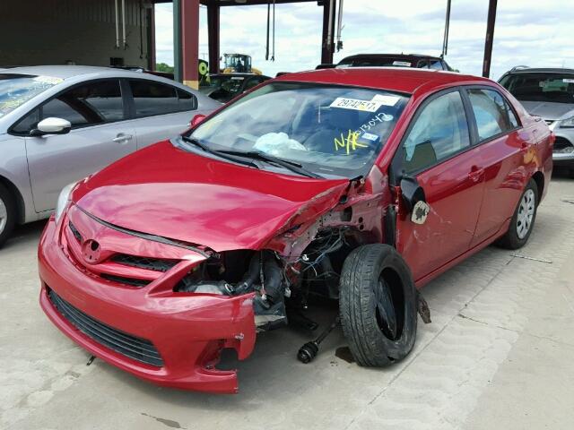 2T1BU4EE4BC622473 - 2011 TOYOTA COROLLA/S/ RED photo 2