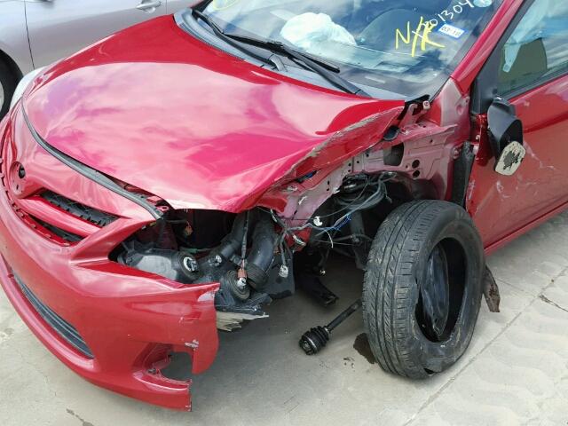 2T1BU4EE4BC622473 - 2011 TOYOTA COROLLA/S/ RED photo 9