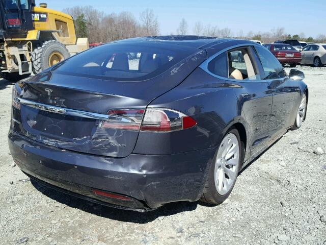 5YJSA1E23HF198964 - 2017 TESLA MODEL S GRAY photo 4