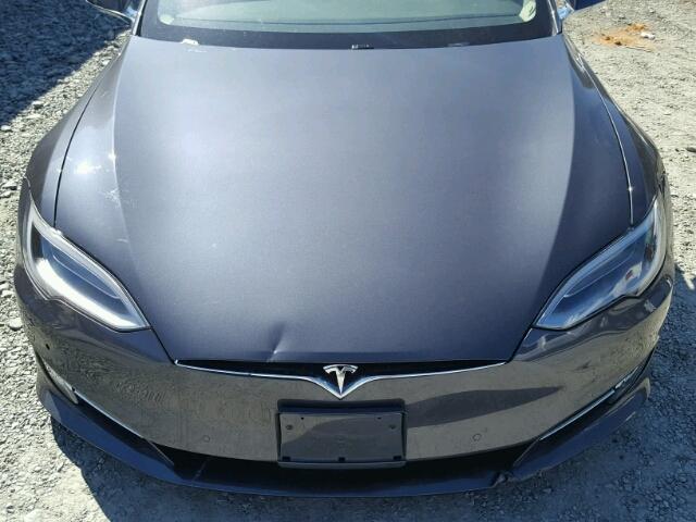 5YJSA1E23HF198964 - 2017 TESLA MODEL S GRAY photo 7