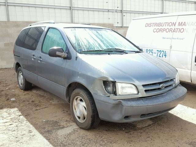 4T3ZF13C1WU017007 - 1998 TOYOTA SIENNA LE GRAY photo 1