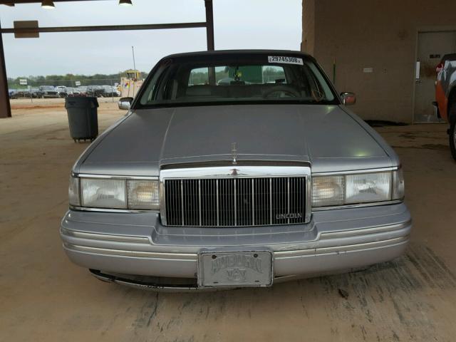 1LNCM83W2MY706275 - 1991 LINCOLN TOWN CAR C SILVER photo 9