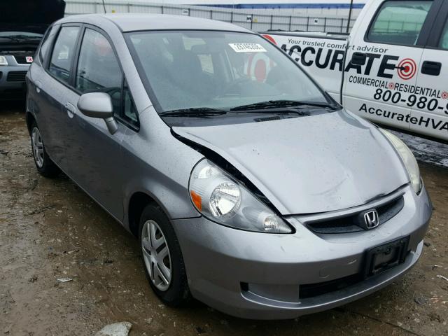 JHMGD38467S008645 - 2007 HONDA FIT SILVER photo 1