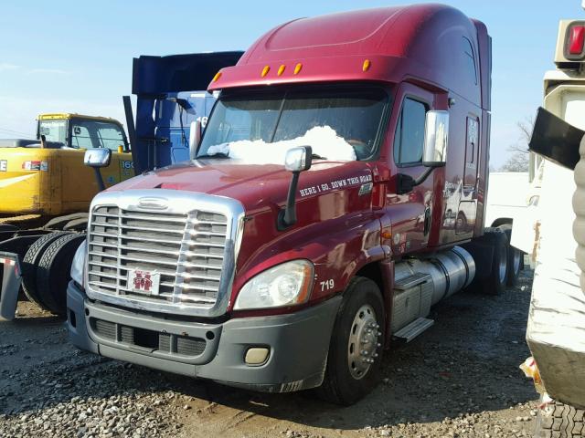 1FUJGLDR6BSAY3785 - 2011 FREIGHTLINER CASCADIA 1 MAROON photo 2