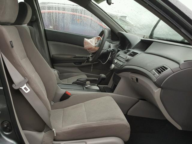 1HGCP26369A167056 - 2009 HONDA ACCORD LX GRAY photo 5