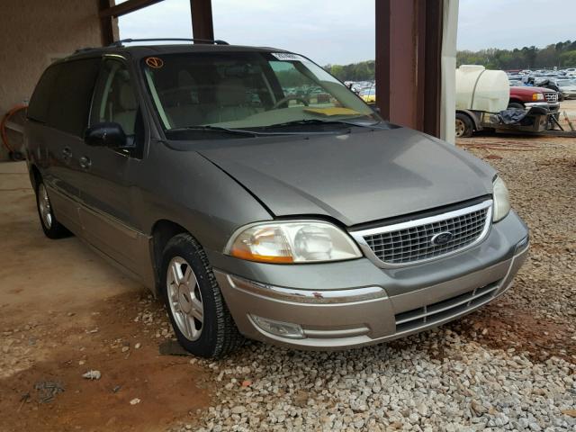 2FMZA53422BA65381 - 2002 FORD WINDSTAR S GRAY photo 1