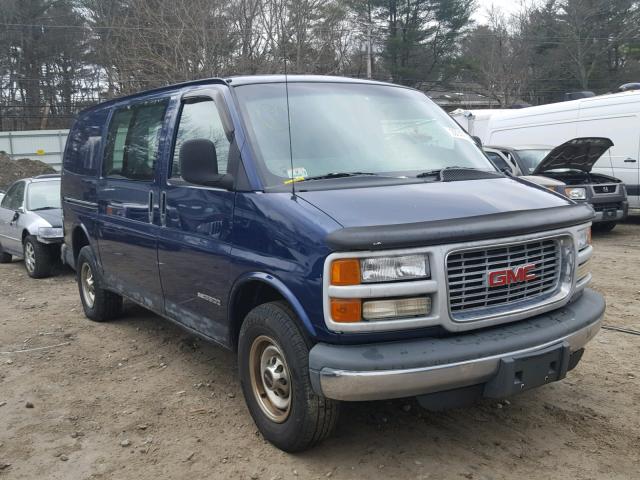 1GTHG35R2Y1132366 - 2000 GMC SAVANA G35 BLUE photo 1