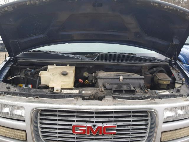 1GTHG35R2Y1132366 - 2000 GMC SAVANA G35 BLUE photo 7