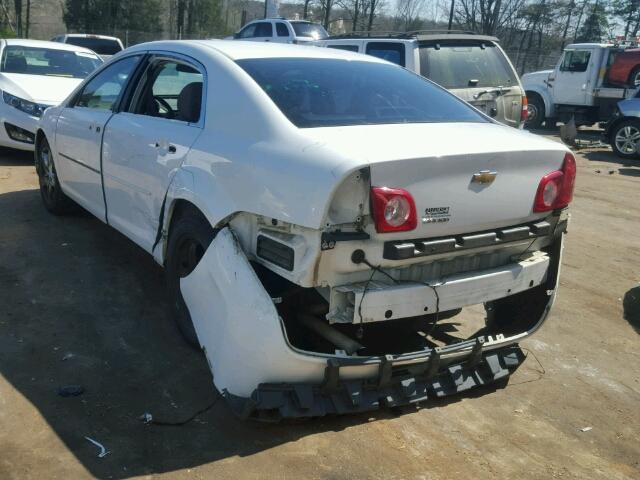 1G1ZA5E01CF367025 - 2012 CHEVROLET MALIBU LS 白色 照片 3