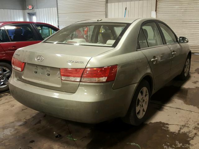 5NPET46C17H258255 - 2007 HYUNDAI SONATA GLS GRAY photo 4