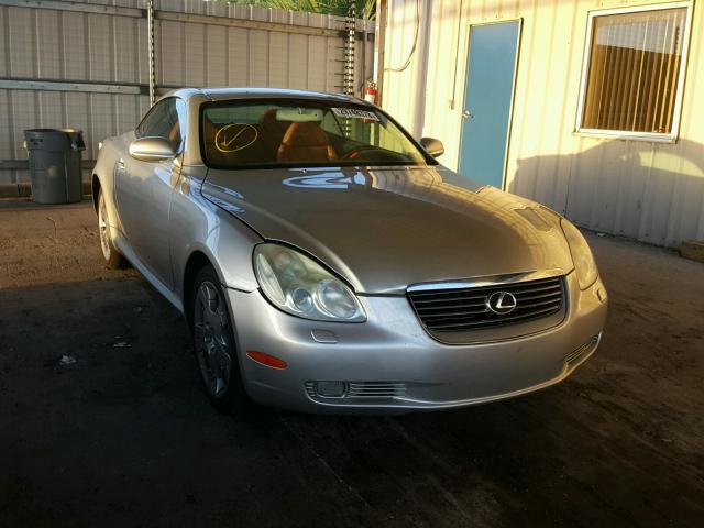 JTHFN48YX40059977 - 2004 LEXUS SC 430 SILVER photo 1