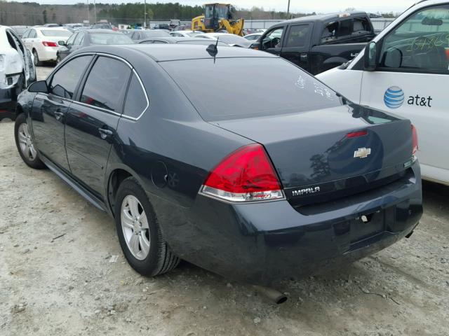 2G1WF5E35D1143571 - 2013 CHEVROLET IMPALA LS GRAY photo 3