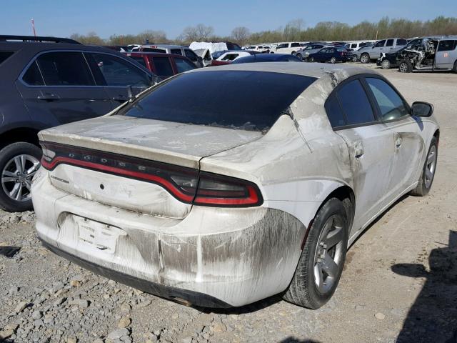 2C3CDXAT8GH319241 - 2016 DODGE CHARGER PO WHITE photo 4