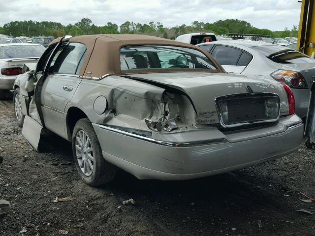 1LNHM81V46Y633932 - 2006 LINCOLN TOWN CAR S BEIGE photo 3