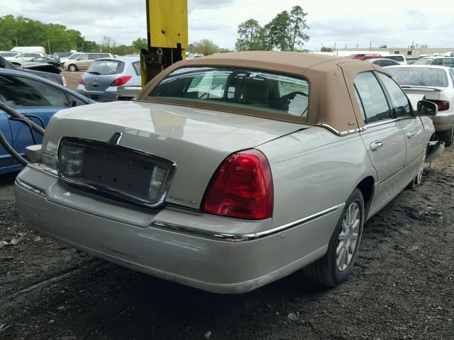 1LNHM81V46Y633932 - 2006 LINCOLN TOWN CAR S BEIGE photo 4