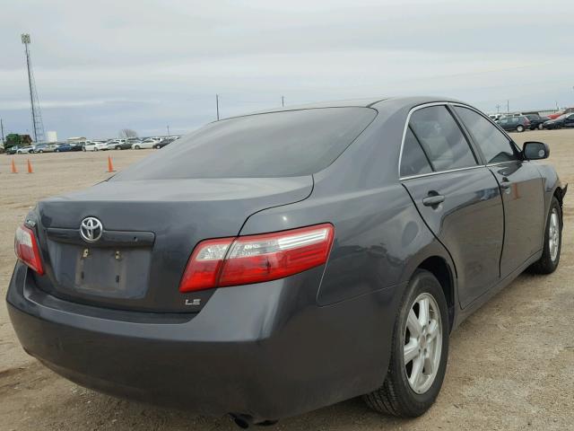 4T1BE46K17U603001 - 2007 TOYOTA CAMRY NEW GRAY photo 4