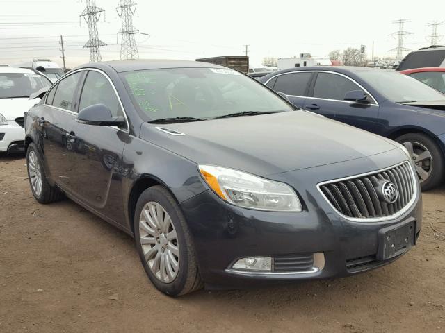 2G4GR5EK1C9162057 - 2012 BUICK REGAL BLUE photo 1