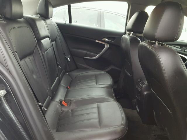 2G4GR5EK1C9162057 - 2012 BUICK REGAL BLUE photo 6