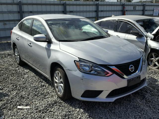 3N1AB7AP9JY223523 - 2018 NISSAN SENTRA S SILVER photo 1