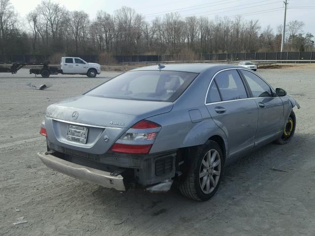 WDDNG86X48A190417 - 2008 MERCEDES-BENZ S 550 4MAT BLUE photo 9