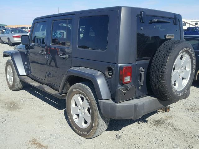 1J8GA59137L162842 - 2007 JEEP WRANGLER S GRAY photo 3