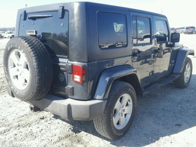 1J8GA59137L162842 - 2007 JEEP WRANGLER S GRAY photo 4