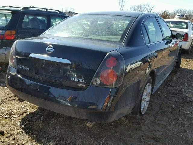 1N4BL11D66N365937 - 2006 NISSAN ALTIMA SE BLACK photo 4