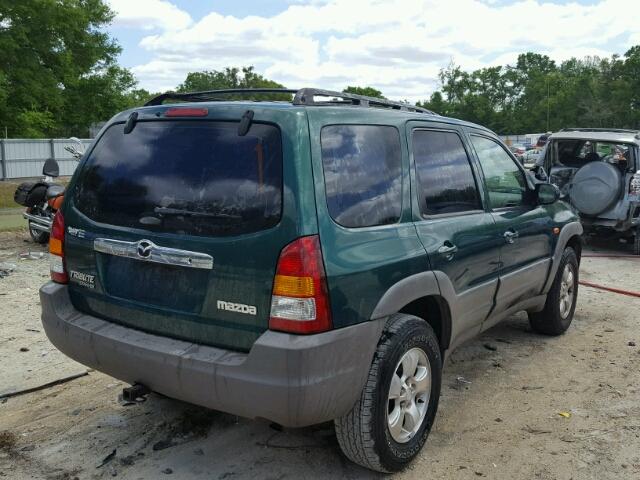 4F2YU07141KM03944 - 2001 MAZDA TRIBUTE DX 绿色 照片 4