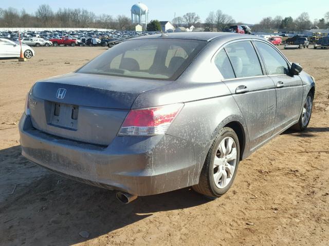 1HGCP268X8A093537 - 2008 HONDA ACCORD EXL GRAY photo 4