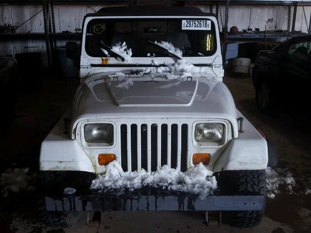 1J4FY19P5SP212177 - 1995 JEEP WRANGLER / WHITE photo 9