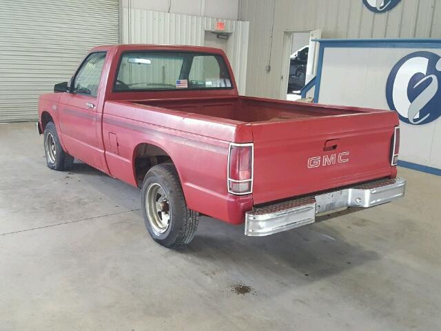 1GTBS14E2J8510187 - 1988 GMC S TRUCK S1 RED photo 3