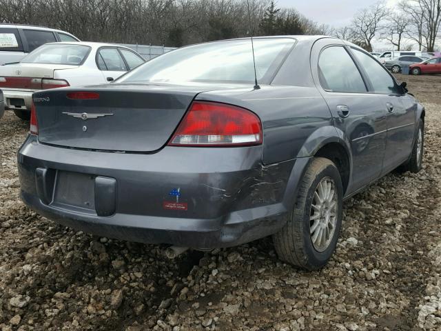 1C3EL46X25N692074 - 2005 CHRYSLER SEBRING GRAY photo 4