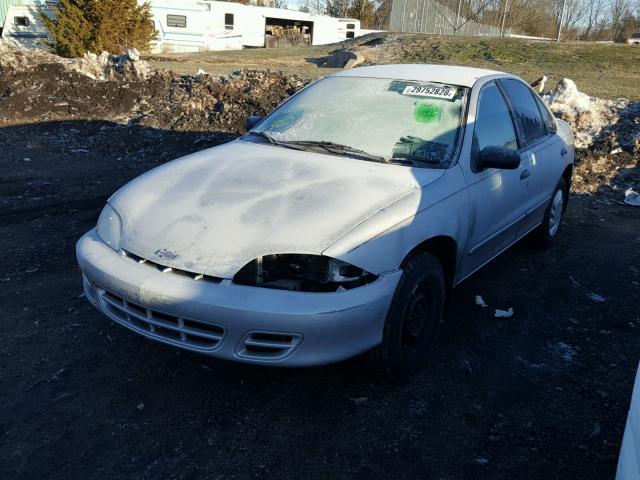 1G1JC524127154437 - 2002 CHEVROLET CAVALIER B SILVER photo 2